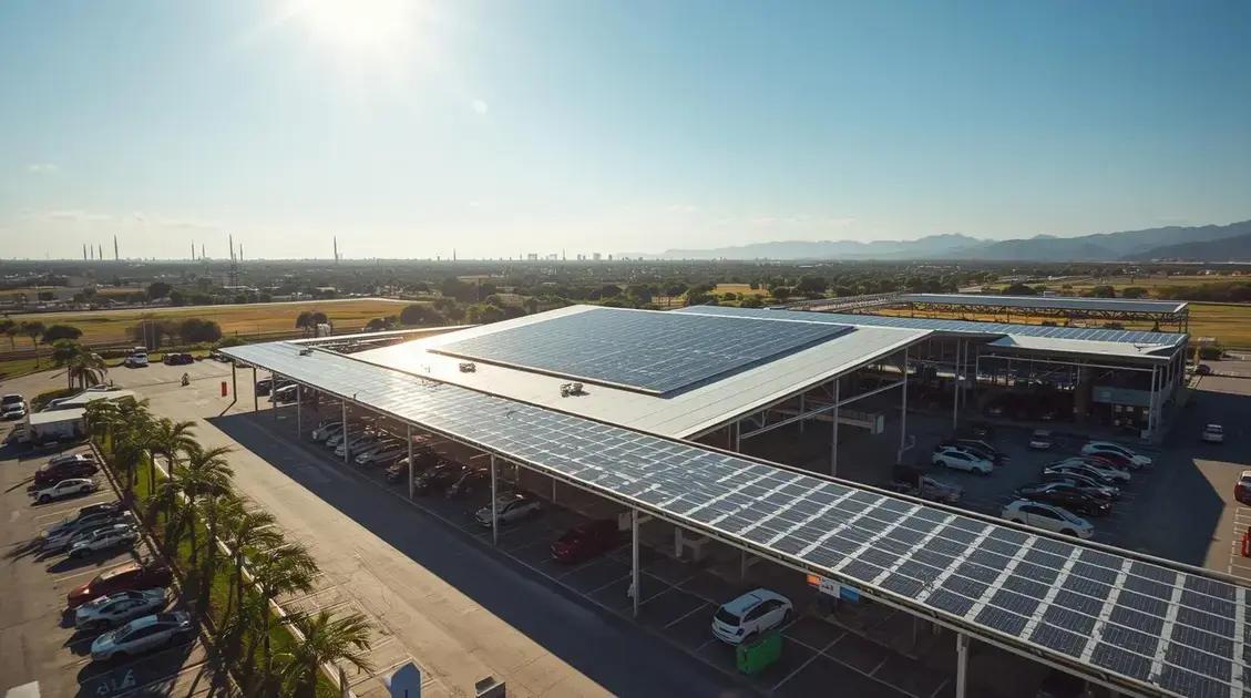 Energia solar para supermercados: como o varejo alimentar reduz custos em 2026