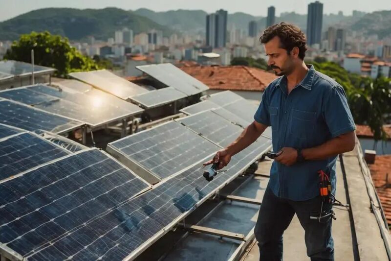 Manutenção de energia solar residencial: o que fazer, com que frequência e quanto custa