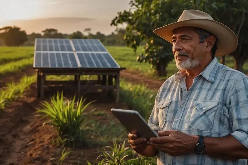 Moderinfra e Pronamp para energia solar: como financiar painéis na fazenda em 2026