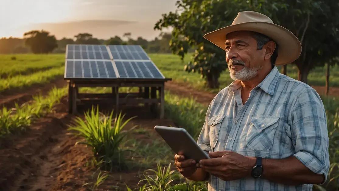 Moderinfra e Pronamp para energia solar: como financiar painéis na fazenda em 2026