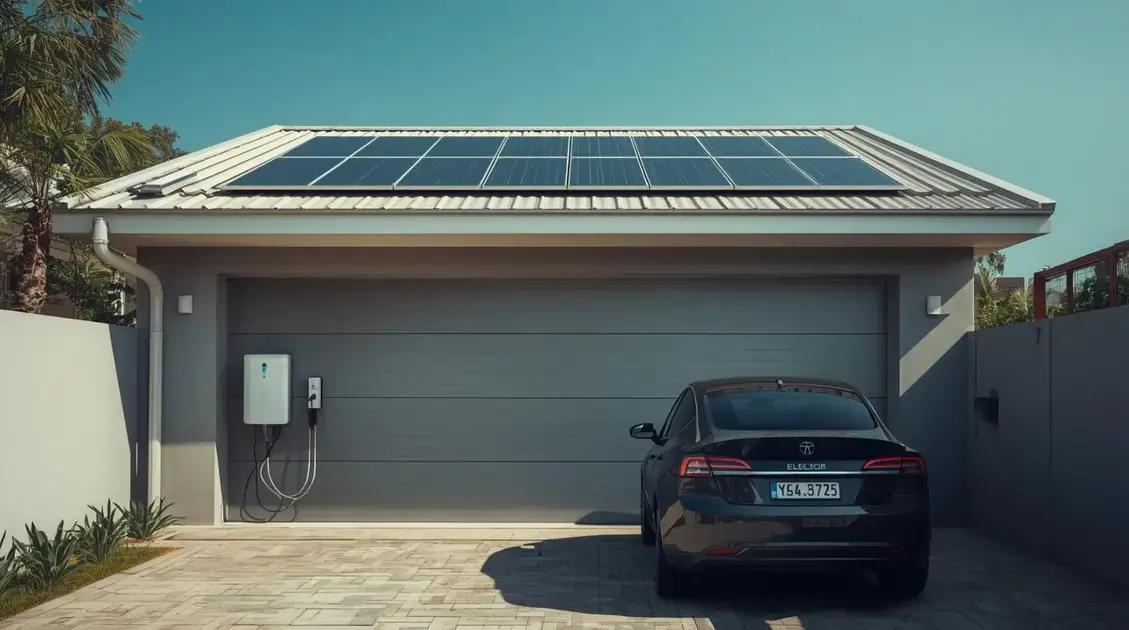 Solar + veículo elétrico: como integrar carregamento e aproveitar V2G em 2026