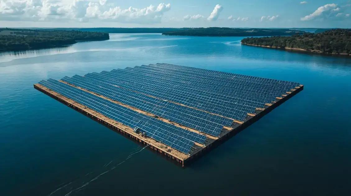 Usinas solares flutuantes no Brasil: tecnologia, projetos e perspectivas em 2026